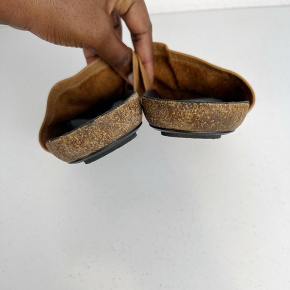 Steven Steve Madden Kayden Open Toe Leather Brown Slides Sandal size 9.5 - Picture 5 of 8